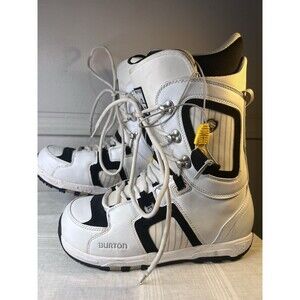 BURTON Freestyle Snowboard Boots Blue White MENS 12 46 White Imprint 2